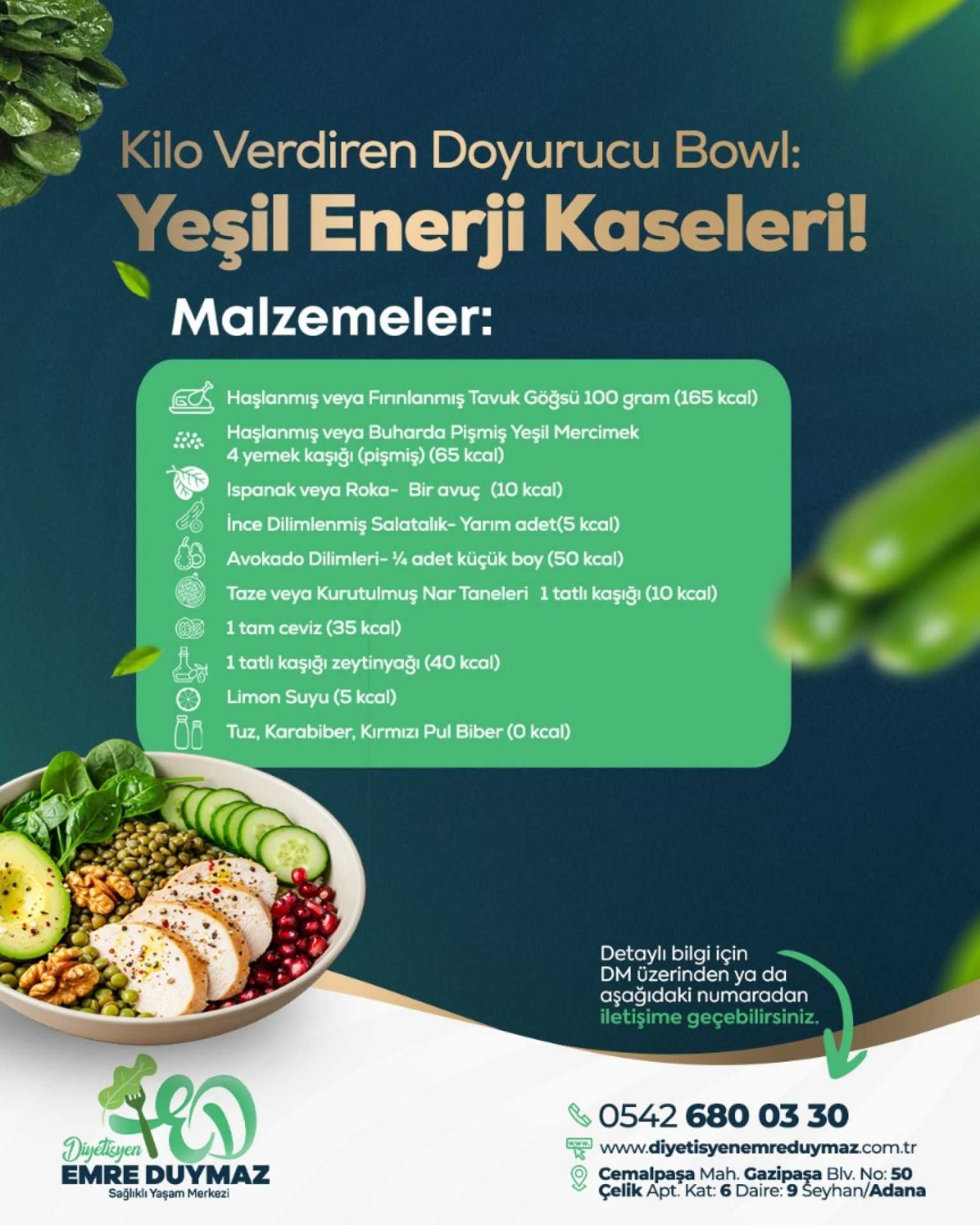 KİLO VERDİREN DOYURUCU BOWL