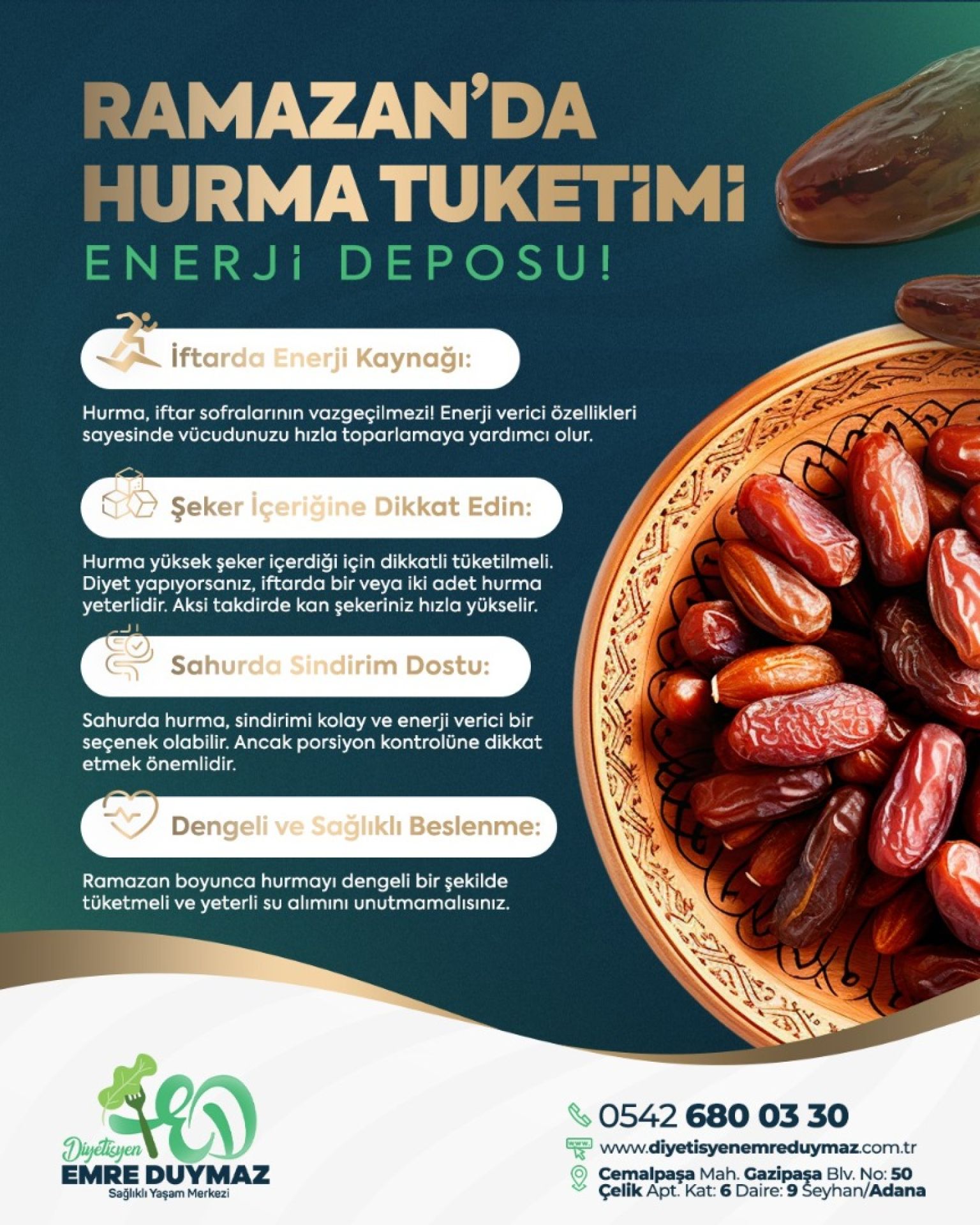 RAMAZAN'DA HURMA TÜKETİMİ