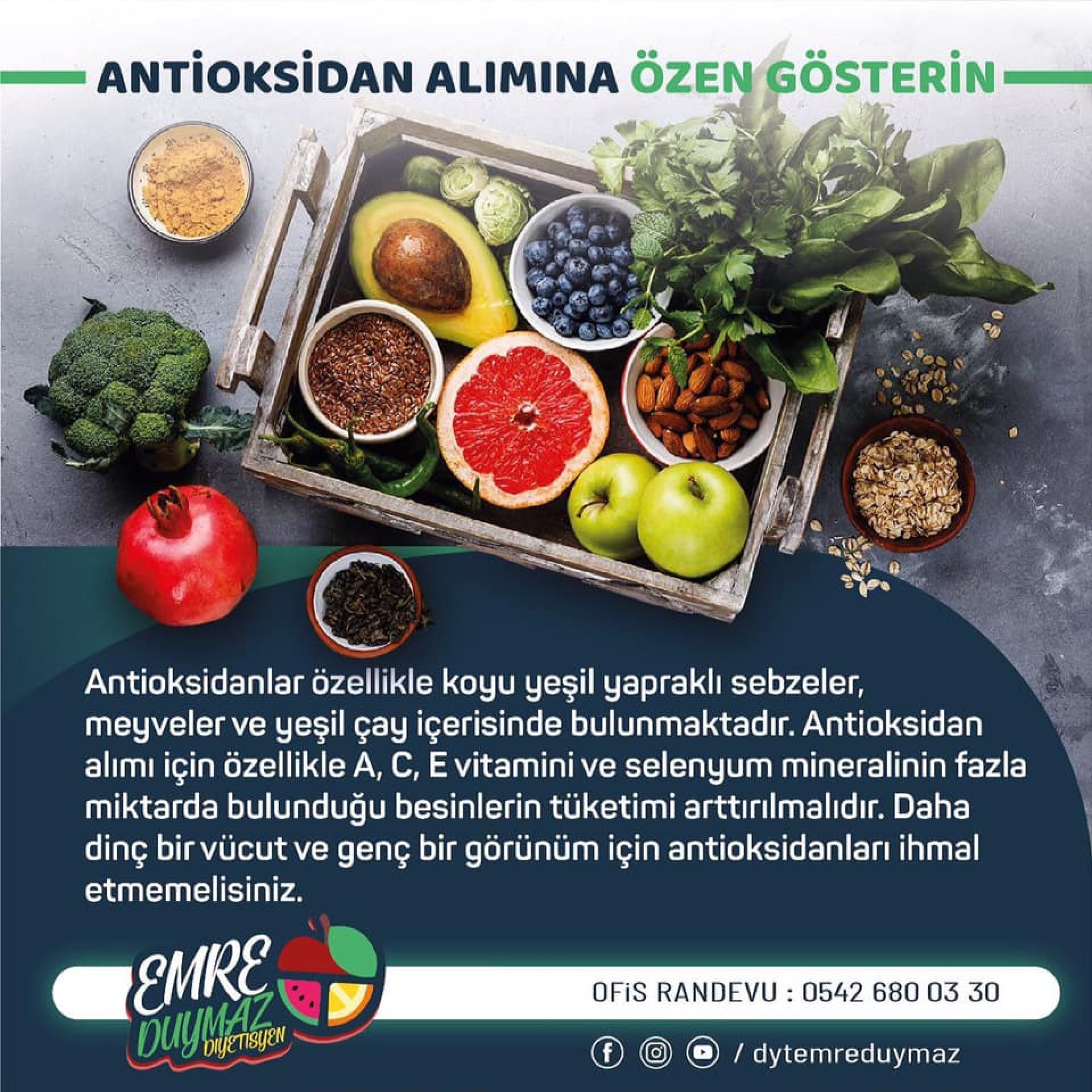 ANTİOKSİDAN ALIMINA