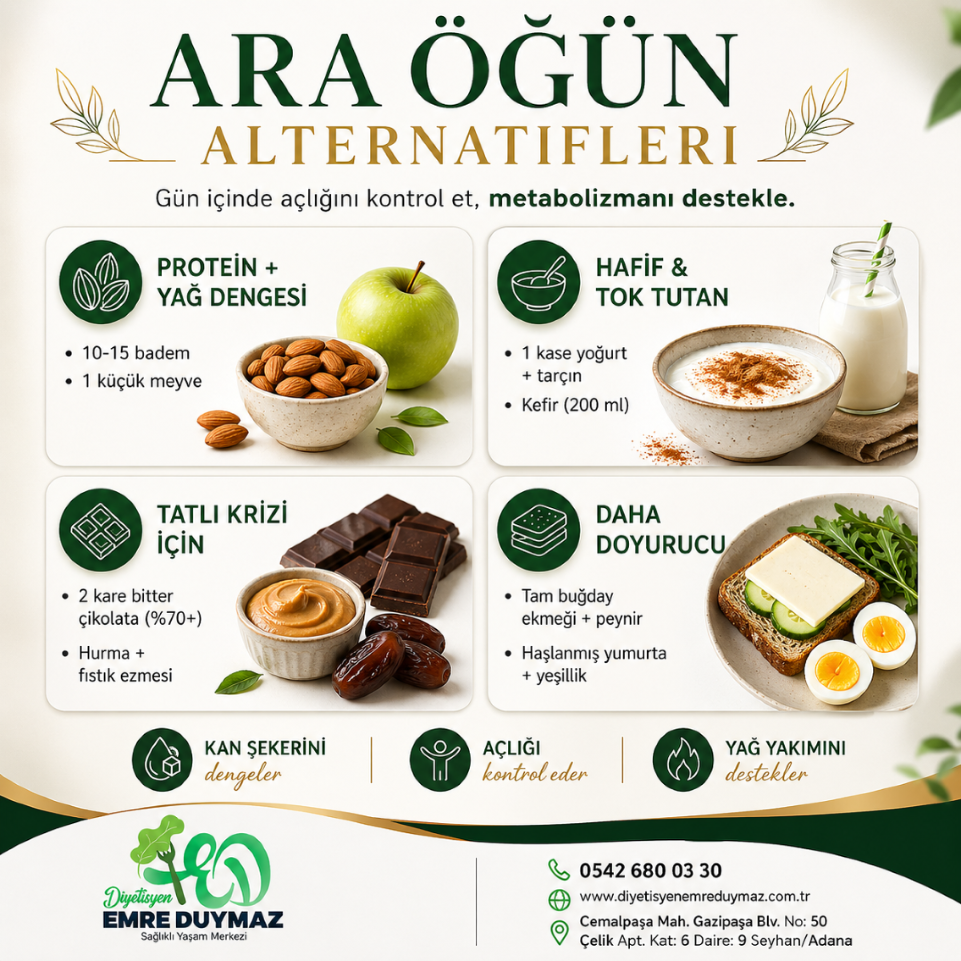 ARA ÖĞÜN ALTERNATİFLERİ