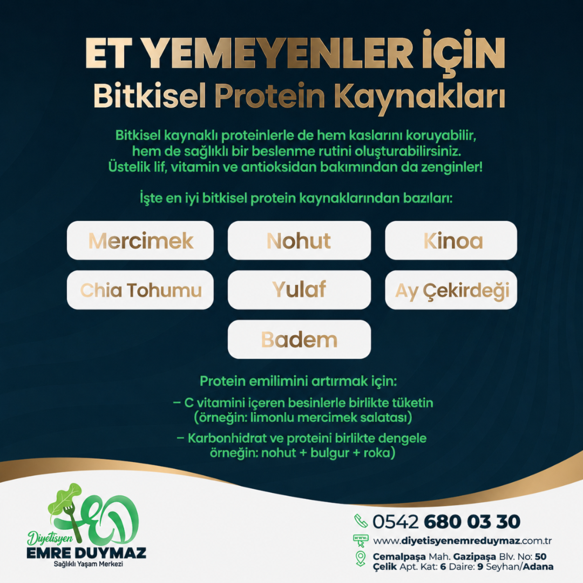 ET YEMEYENLER İÇİN BİTKİSEL PROTEİN KAYNAKLARI