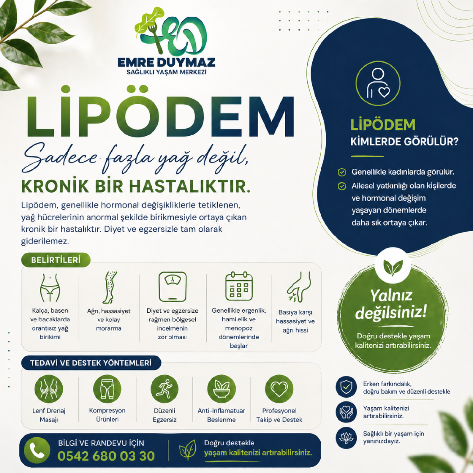 LİPÖDEMDE BESLENME