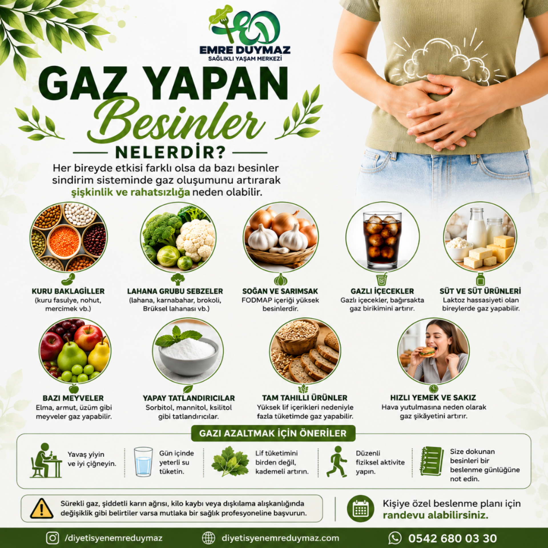 GAZ YAPAN BESİNLER