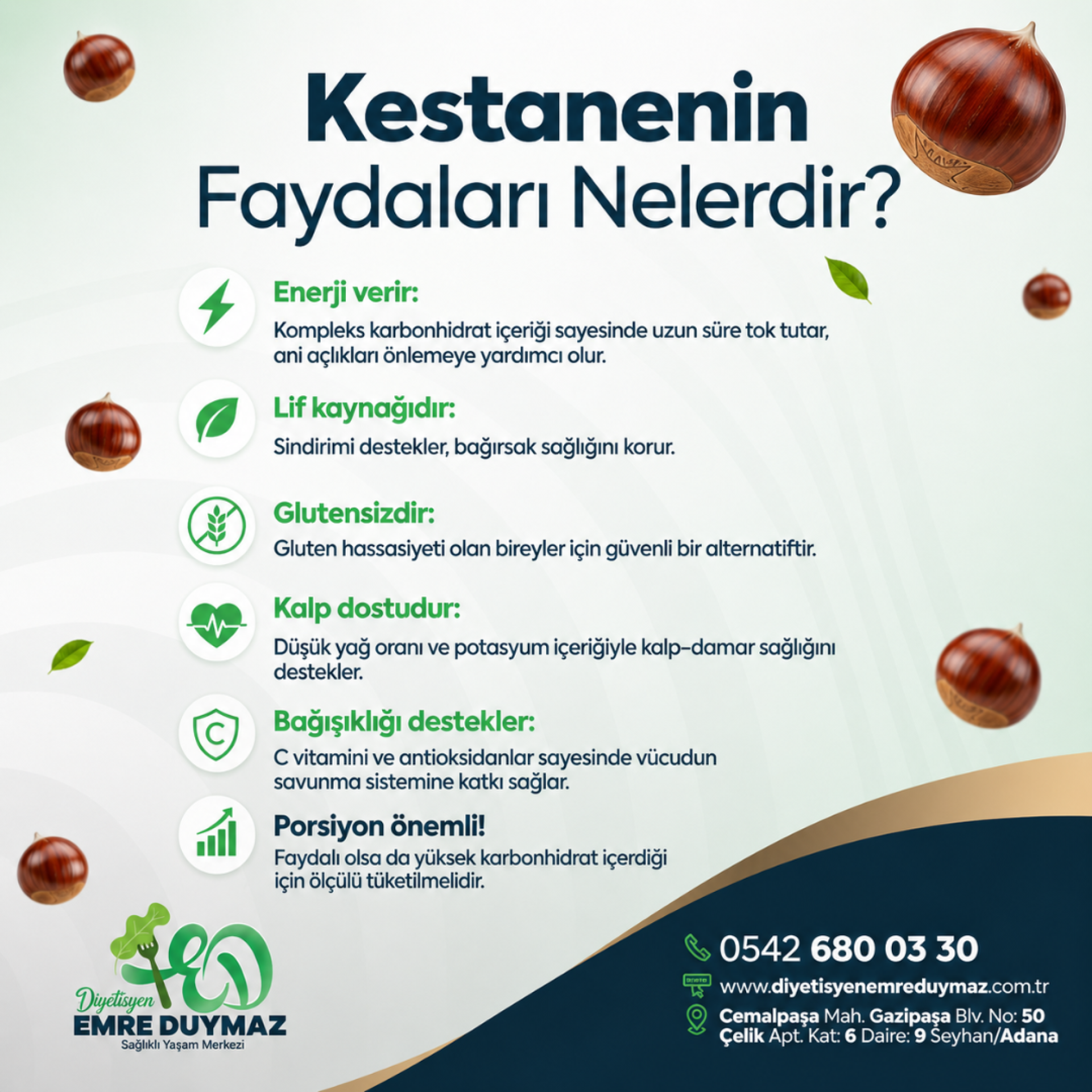 KESTANENİN FAYDALARI NELERDİR