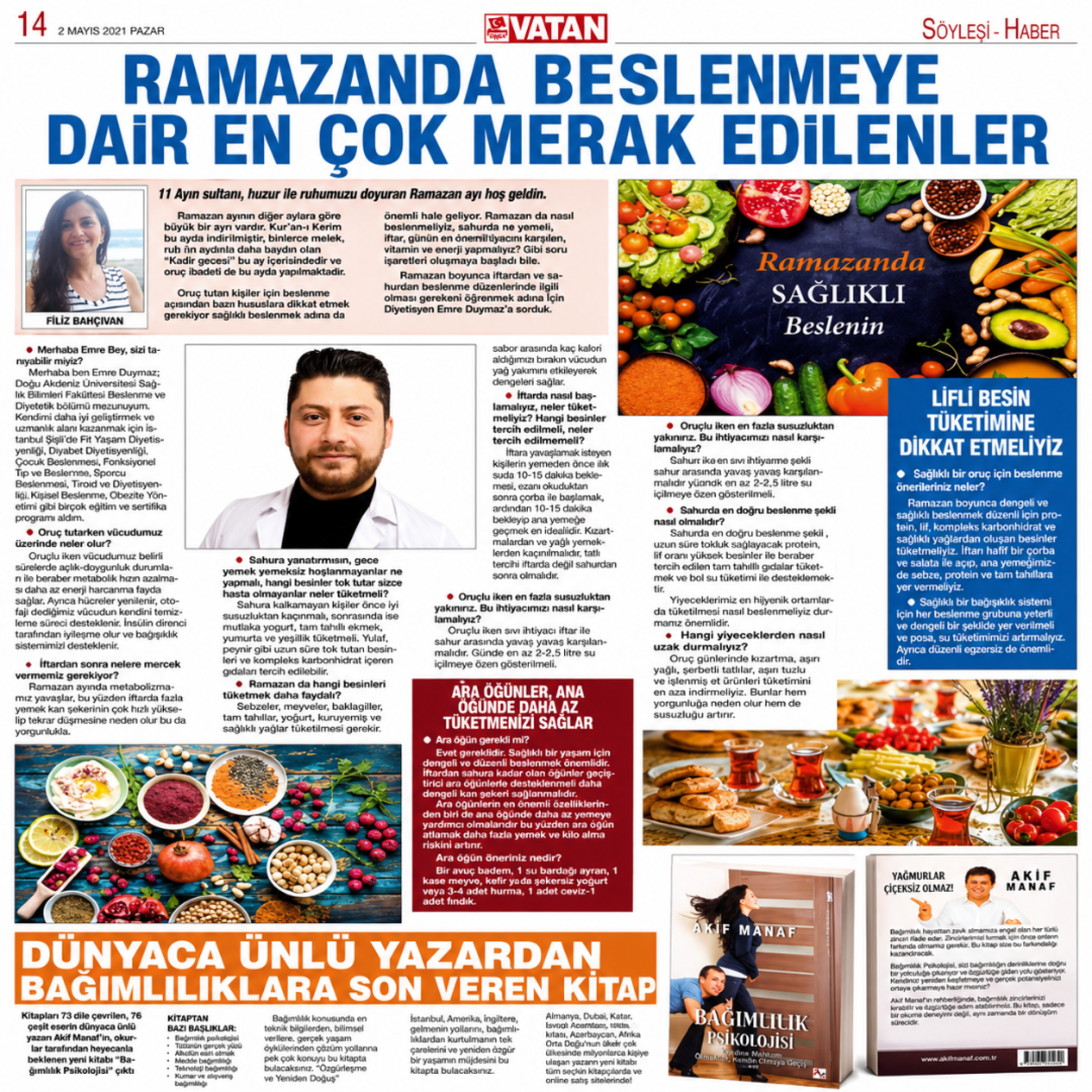 RAMAZANDA BESLENMEYE DAİR EN ÇOK MERAK EDİLENLER