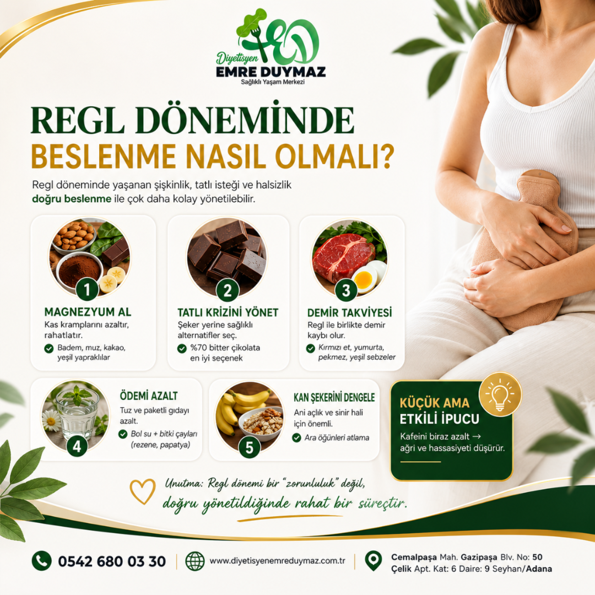 REGL DÖNEMİNDE BESLENME