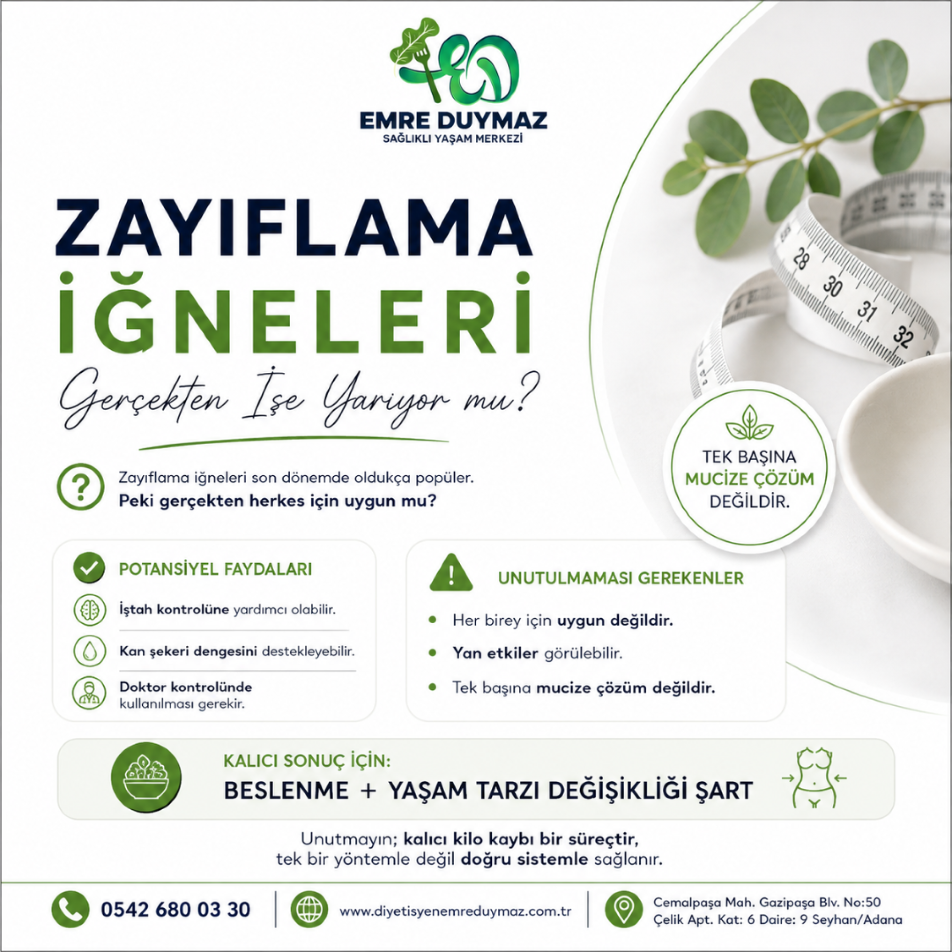 ZAYIFLAMA İĞNELERİ GERÇEKTEN İŞE YARIYORMU